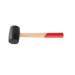 China  Wood Handle Rubber Mallet/Rubber Mallet Hammer/Black Rubber Mallet With Wooden Handle Supplier | Jintanwei