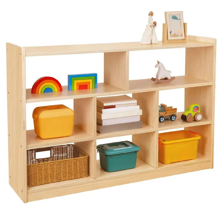 White Color Quick Access Sturdy Kids Bookshelf