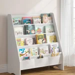 Wholesale White Color Quick Access Sturdy Kids Bookshelf Manufacturer and Supplier | HQ Kids Furniture