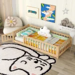 Wholesale Floor Standing Solid Wood Kids Bed Manufacturer and Supplier | HQ Kids Furniture