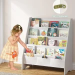 Wholesale White Color Quick Access Sturdy Kids Bookshelf Manufacturer and Supplier | HQ Kids Furniture