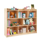 Wholesale 8-Compartment Solid Wood Storage Cabinet Manufacturer and Supplier | HQ Kids Furniture