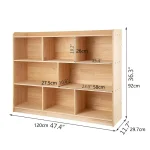 Wholesale 8-Compartment Solid Wood Storage Cabinet Manufacturer and Supplier | HQ Kids Furniture