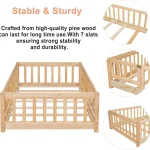 Wholesale Floor Standing Solid Wood Kids Bed Manufacturer and Supplier | HQ Kids Furniture