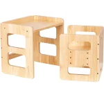 Wholesale Montessori Weaning Table and Chair Set for Toddler and Babyt Manufacturer and Supplier | HQ Kids Furniture