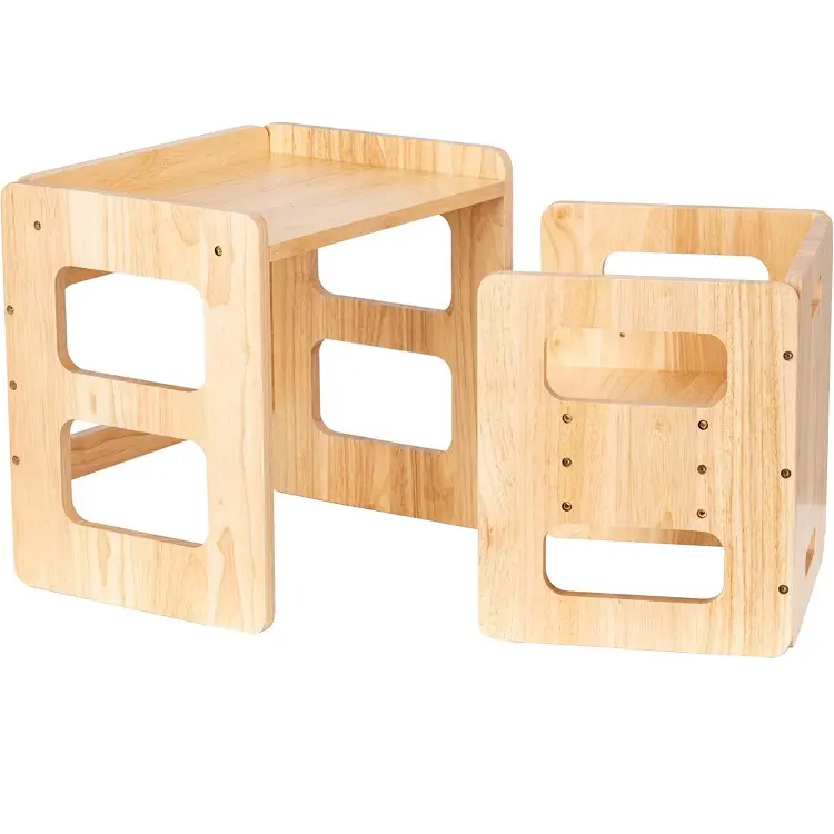 Montessori Weaning Table and Chair Set for Toddler and Babyt