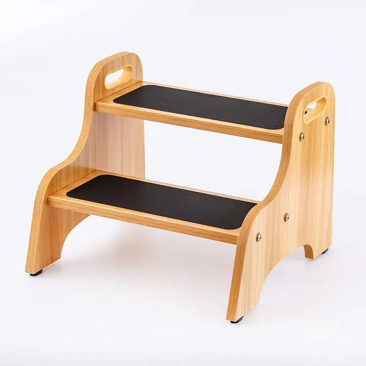 Wooden 2 Step Stools for Kids