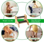 Wholesale Wooden 2 Step Stools for Kids Manufacturer and Supplier | HQ Kids Furniture