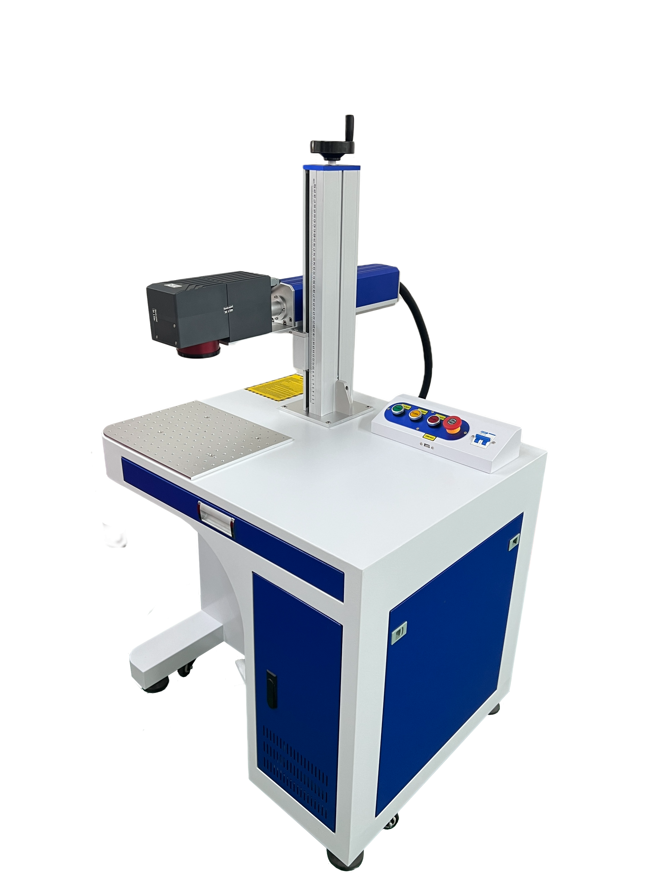 2.5D deep engraving relief desktop fiber laser marking machine