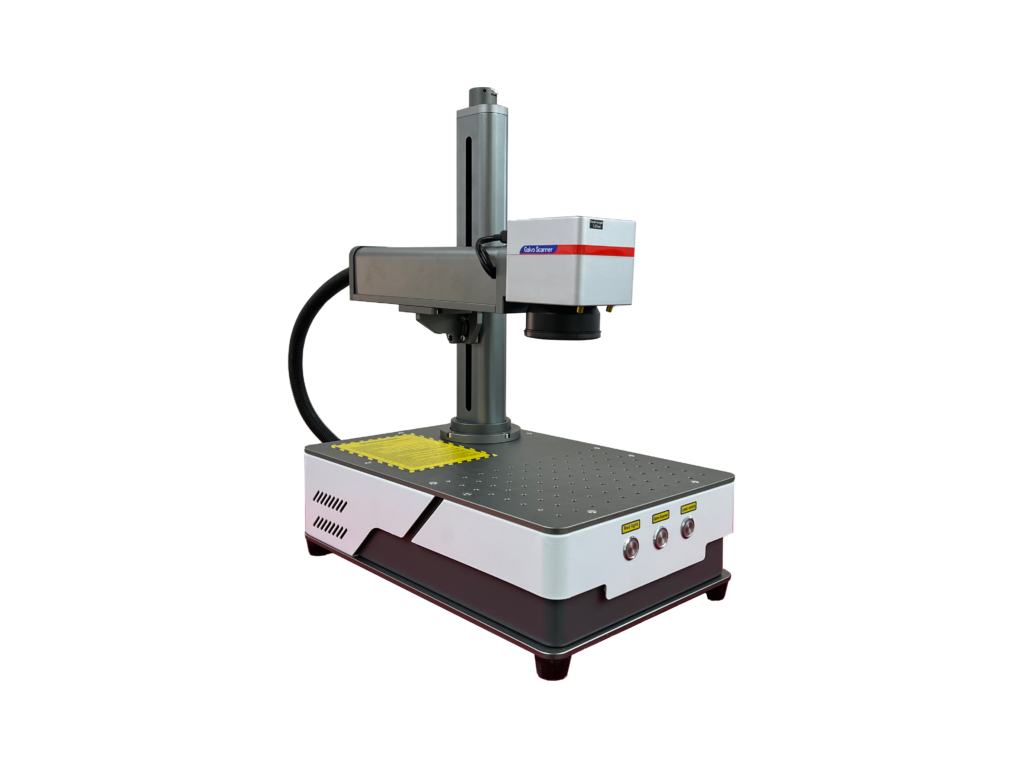 Fiber laser marking machine – mini black and white model