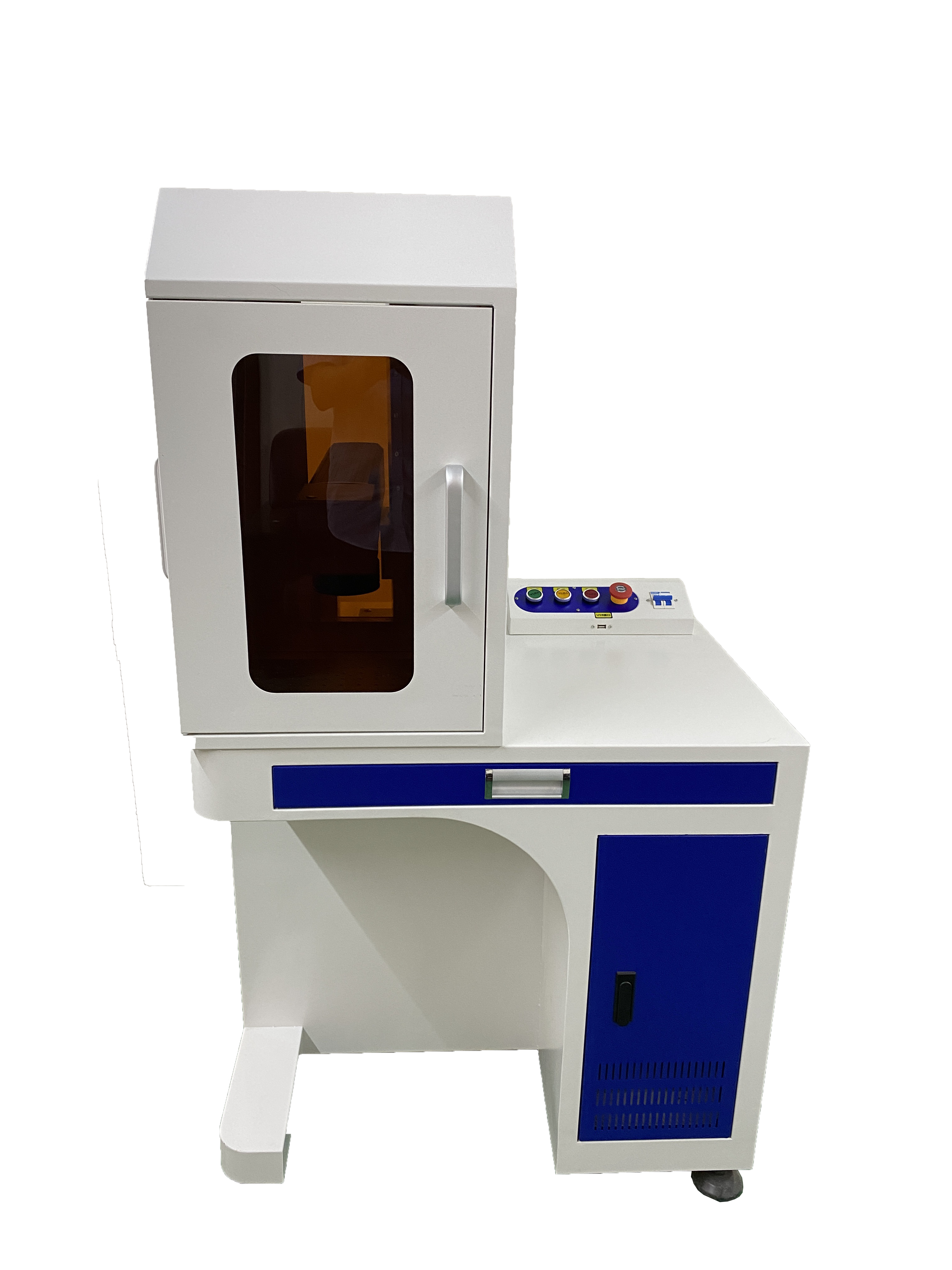 9-1 Fiber laser marking machine with closed cover