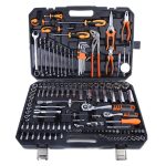 142A Pieces Tool Set Model Set Auto Repair Comprehensive Tool Set Blow Molding Box Tool Box Ratchet Barrel Wrench Pliers Screwdriver | Jiuxing Trading