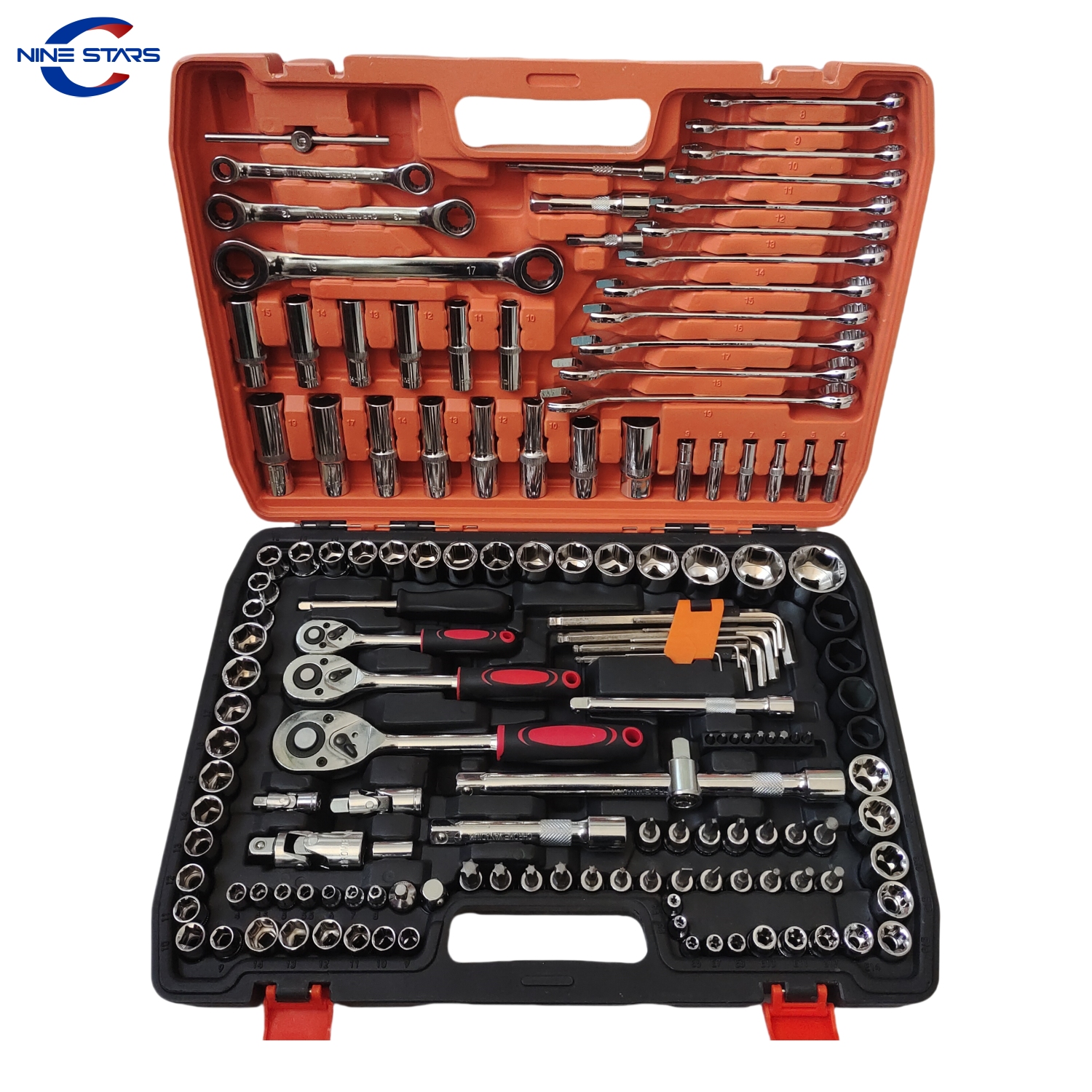 151 Pcs Tool Kit Wrench Socket Set Auto Repair Machine Repair Ratchet Wrench Socket