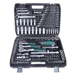 151 Pcs Tool Set Auto Repair PC Tool Combination Batch Head Upgradeable S2 Ratchet Pearl Nickel Matte Mirror Optional | Jiuxing Trading