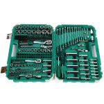 218 Pieces Tool Set Auto Repair And Mechanic Repair Combination Set 72-Tooth Ratchet Wrench S2 Bit Head Extension PC Hemming And Weighted Blow Molding Box | Jiuxing Trading