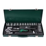 24 Pieces Tool Set Red And Green Iron Box Bow Rocker F Rod Socket Set Auto Repair Set Car Repair | Jiuxing Trading