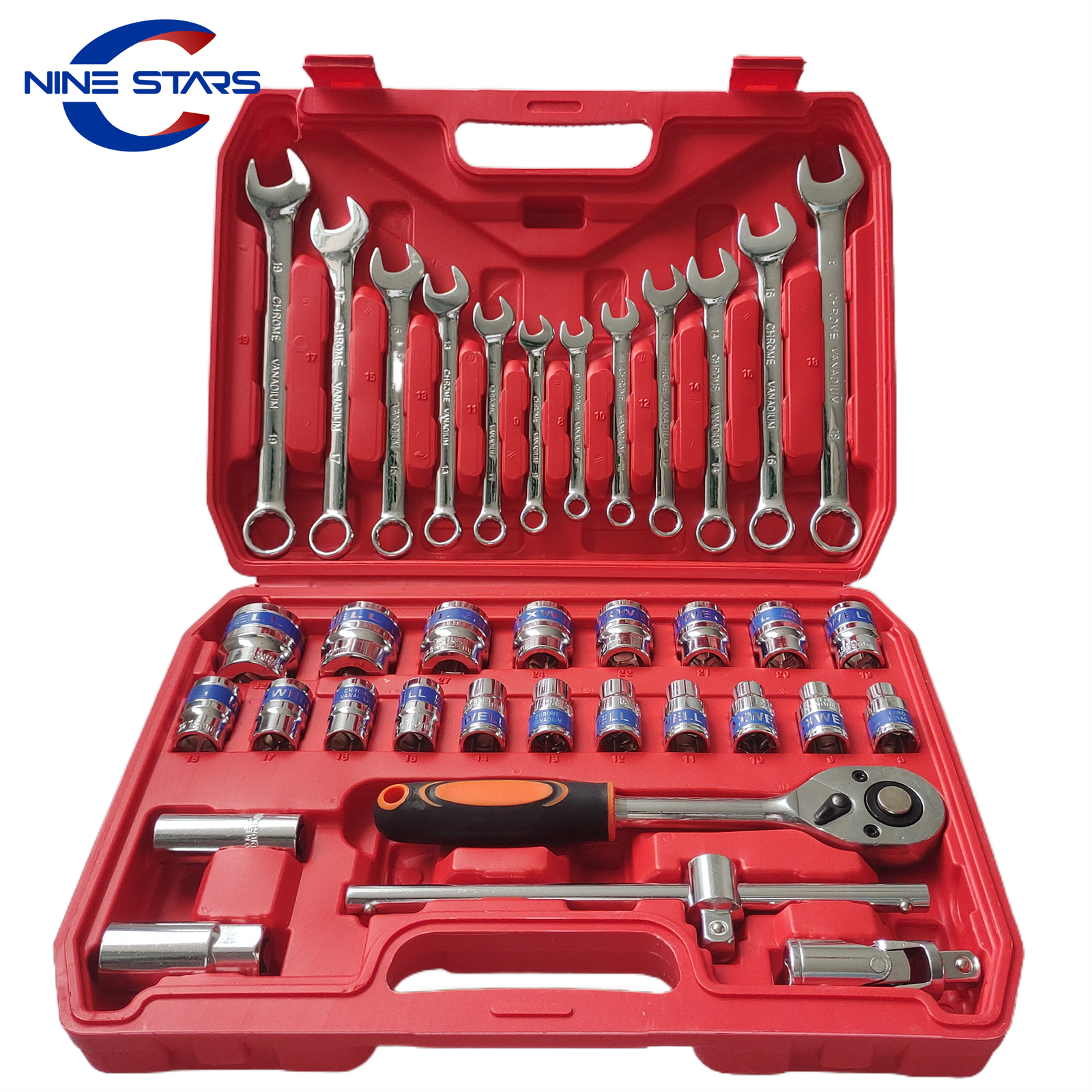 37 Pcs tool kit Set Socket Mechanical Repair Combination Socket Wrench Tool