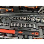 58 Pieces Tool Set Auto Repair Tool Set Ratchet Wrench Pliers Screwdriver Socket Batch Hammer | Jiuxing Trading