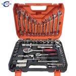 61 Pcs Tool Kit Wrench Socket Set Auto Repair Machine Repair Ratchet Wrench Socket | Jiuxing Trading