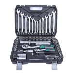 61 Pcs Tool Set Auto Repair Tool Set PC Ratchet Wrench Barrel Accessories Pearl Nickel Matte Mirror Surface | Jiuxing Trading