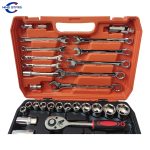 82 Pcs Tool Kit Wrench Socket Set Auto Repair Machine Repair Ratchet Wrench Socket | Jiuxing Trading