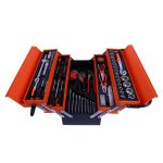 85 Pieces Tool Set Auto Repair Set Iron Box Household Tool Box Folding Three-Layer Hardware Pliers Socket | Jiuxing Trading