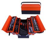 85 Pieces Tool Set Auto Repair Set Iron Box Household Tool Box Folding Three-Layer Hardware Pliers Socket | Jiuxing Trading