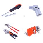 85 Pieces Tool Set Auto Repair Set Iron Box Household Tool Box Folding Three-Layer Hardware Pliers Socket | Jiuxing Trading