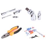 99+15 Pieces Tool Set Of Auto Repair Tools Ratchet Pliers Screwdriver Wire Stripper Barrel Electric Pen Hammer Batch Head Combination | Jiuxing Trading