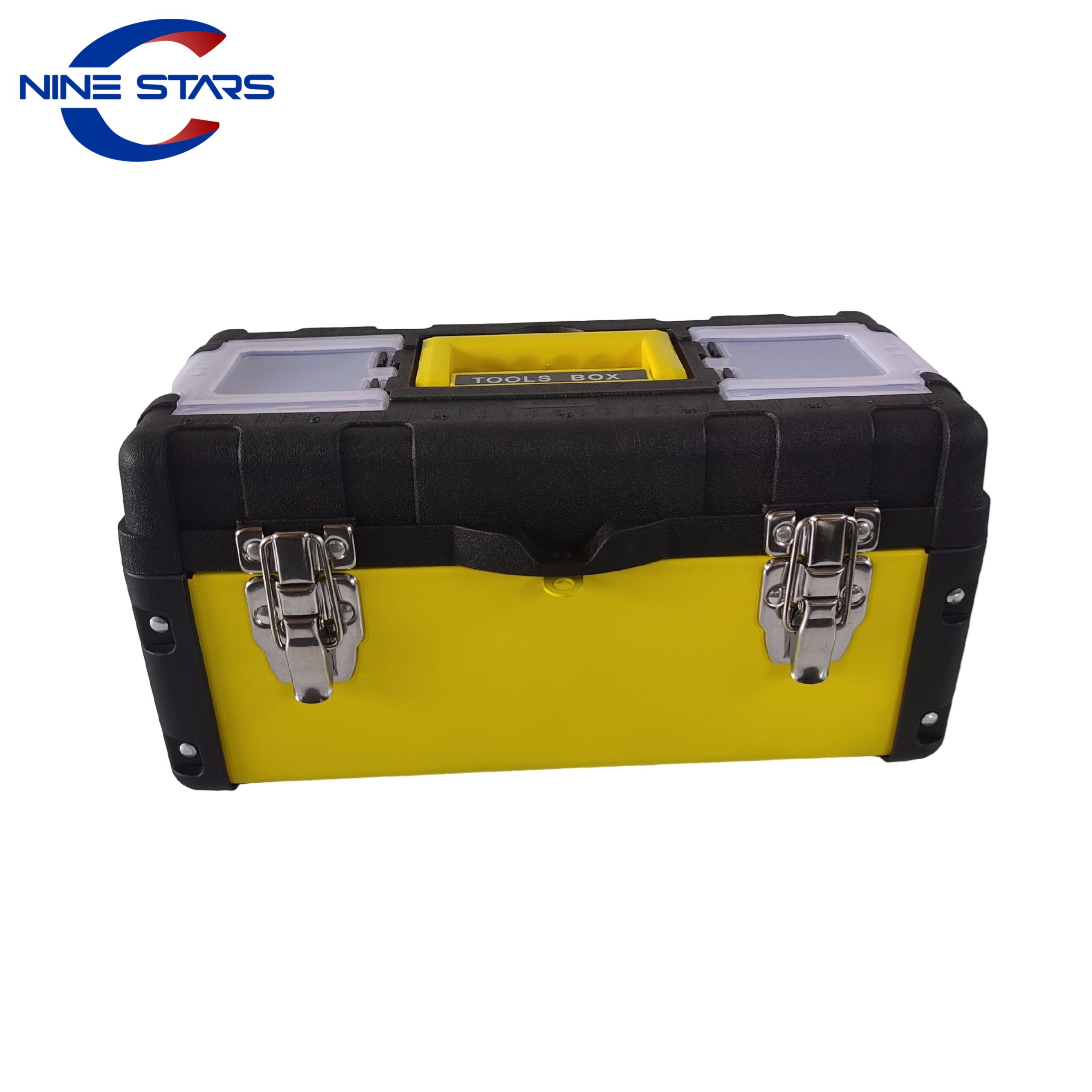 Tool Box 14 Inch Plastic Iron Tool Box Portable Tool Box