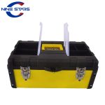 Tool Box 19 Inch Plastic Iron Tool Box Portable Tool Box | Jiuxing Trading