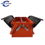 Folding Tool Box 2 Layer Tool Box Two-Color Tool Box Portable Tool Box Accordion Tool Box Iron Tool Box | Jiuxing Trading