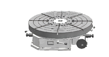 TX121500 Digital Display Manual Motion Rotary Table