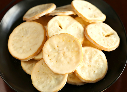 Dried lemon slices (yogurt coated version)