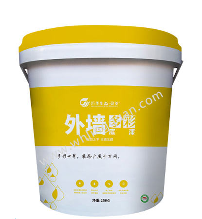 Colourful primer for external walls