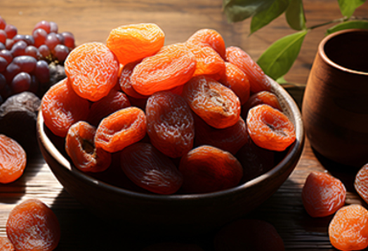 Pitted sweet apricot dried