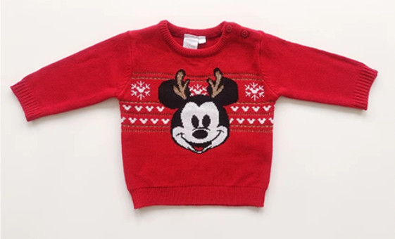 Mickey Christmas knit sweater