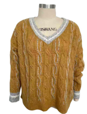 Artistic Round Neck Sweater