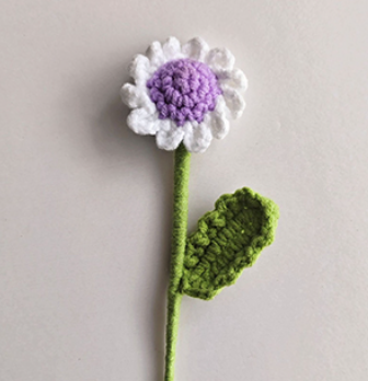 Crocheted Mini Chrysanthemum Bouquet