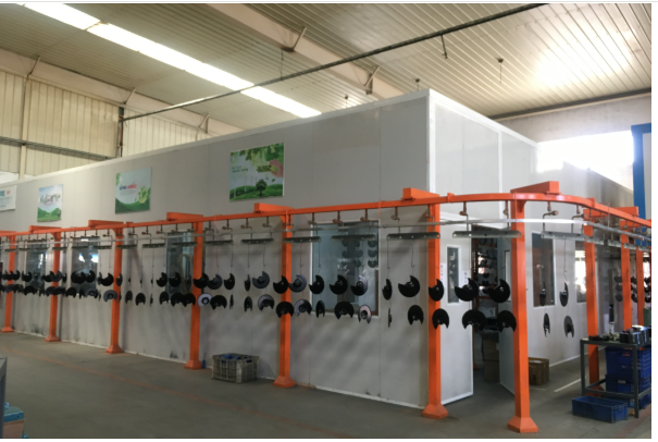 Electrostatic Spray Plastic Coating Line