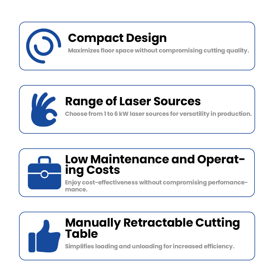 Compact 1kW -6kW Laser Cutting SMART Cube1 Compact 1kW -6kW Laser Cutting SMART Cube1