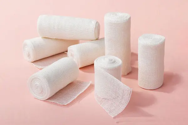 What is a cotton gauze swab used for?
