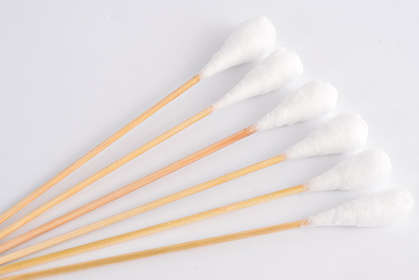 What is the medical use of cotton swab with bamboo?