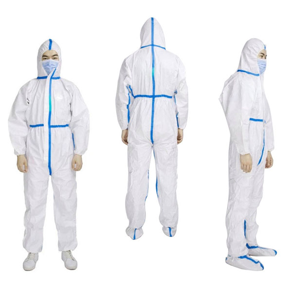 Shaohu High Quality  Factory Medical  Gown PPE Isolation Gown Coverall Protective Clothing