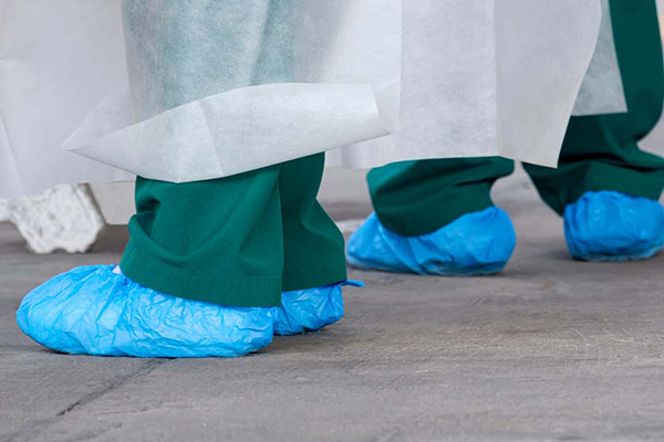 Do disposable shoe covers prevent germs?