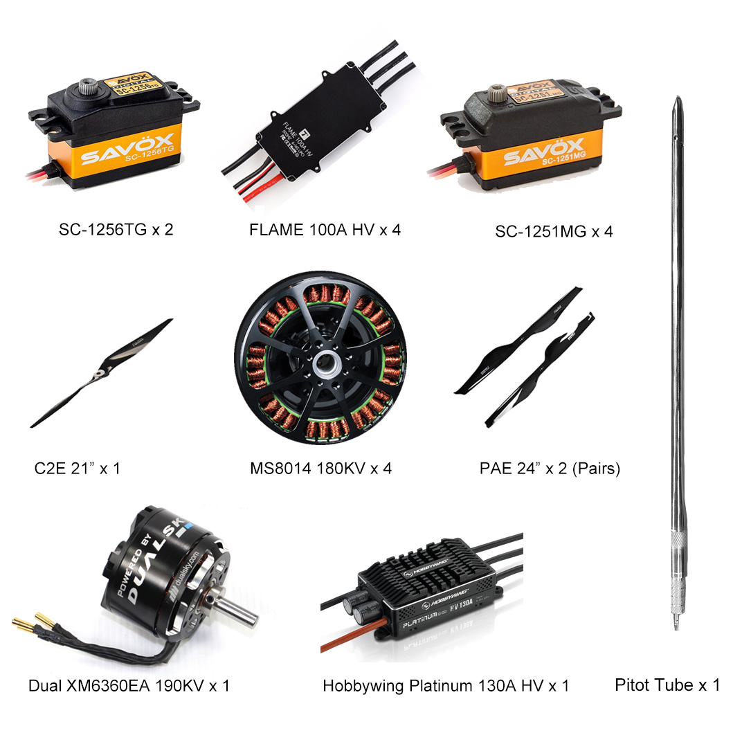 Electric Power Package w/ Position Locking Props for Mugin 2930 and 4000