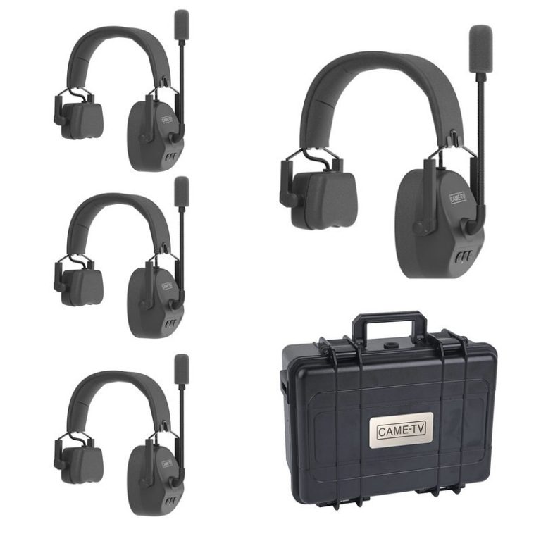 CAME-TV Kuminik8 片耳デュプレックスデジタルワイヤレスヘッドセット