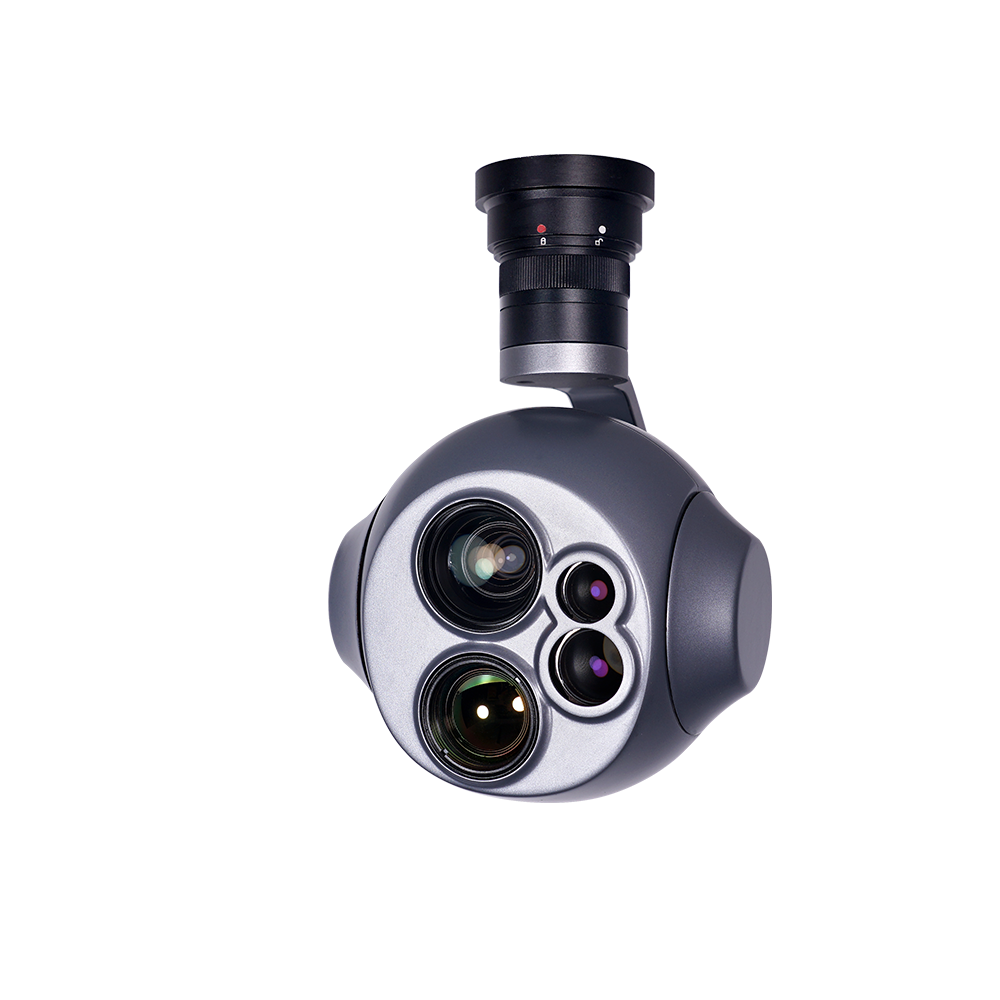 Q10TIRM Dual Sensor 10x Optical Zoom EO/IR Object Tracking Laser Rangefinder Gimbal Camera