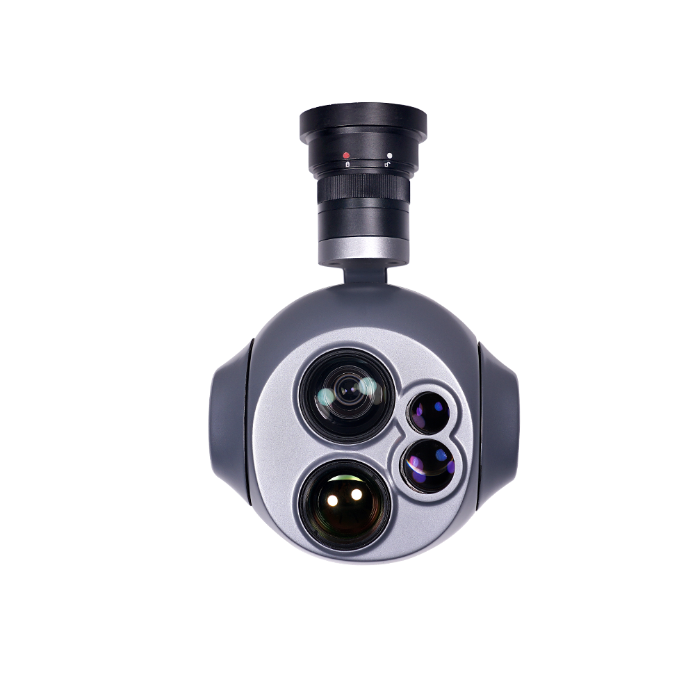 Q10TIRM Dual Sensor 10x Optical Zoom EO/IR Object Tracking Laser Rangefinder Gimbal Camera