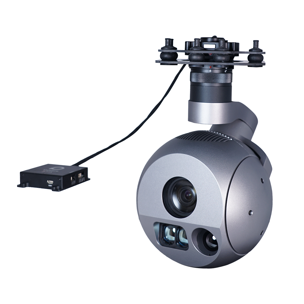 A30TR 3-Axis 30x Zoom GPS Coordinate Resolving LRF AI Camera